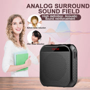 Megaphone Voice Amplifier Portable Personal Voice Speaker s With Microphone Display Loudspeaker For Teachers Speech Tour Guide