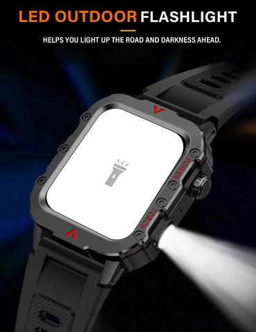 New SmartWatch Men Militray
