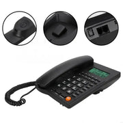 Corded Landline Phone Big Button Landline Phones with Caller Identification Fixed Telephone for Office Hotel Receptioni