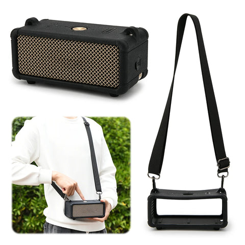 Speaker Protective Cover Anti-Scratch Silicone Portable Shell Shockproof Speaker Cover for Marshall Emberton III Speaker