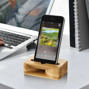 Wood Phones Mobile Phone Sound Amplifier Stand Wooden Phones with Sound Amplifier Phone Holder Desk Support