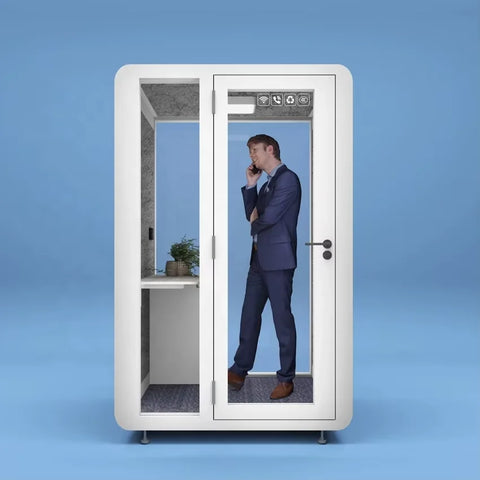 Removable Office Phone Soundproof Portable Voice Phone Pod Recording Soundproof Cabin