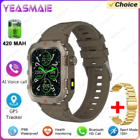 New SmartWatch Men Militray
