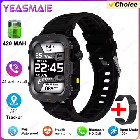 New SmartWatch Men Militray