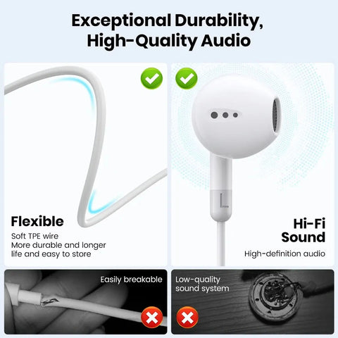For Xiaomi Original Headphones Xiaomi mi 15 Pro 14 13 12 11 in-ear Earphones Redmi Note 10 9 8 7 K70 Type C Phone Wired Headset