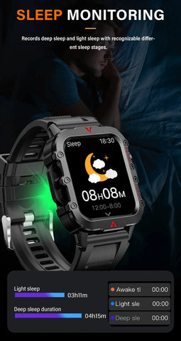 New SmartWatch Men Militray