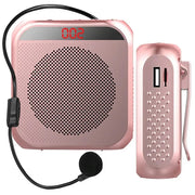 Megaphone Voice Amplifier Portable Personal Voice Speaker s With Microphone Display Loudspeaker For Teachers Speech Tour Guide