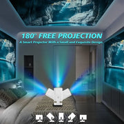 Proyector Android 11.0 4K Business Education  Full HD Office Home Smart Portable Projector