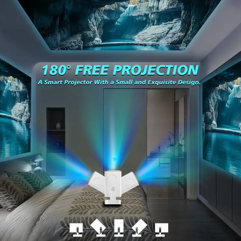Proyector Android 11.0 4K Business Education  Full HD Office Home Smart Portable Projector