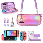 Switch Accessory Bundles Portable Travel Scratch-resistant Gaming Console Carrying Pouch Protective Case NS Accessories Cover
