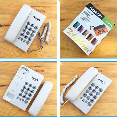 Corded Phone Landline Telephone with Mute, Pause, Hold, Redial, Desktop Phone Landline Радиотелефон for Home, Hotel, Office