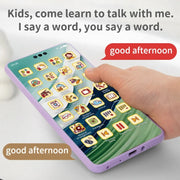 Montessori Baby Cell Phone Toys Children Simulation Phone Musical Early Educational Toy Infant Mobile Phone Model Vocal Toy Gift