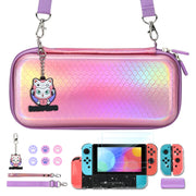 Switch Accessory Bundles Portable Travel Scratch-resistant Gaming Console Carrying Pouch Protective Case NS Accessories Cover