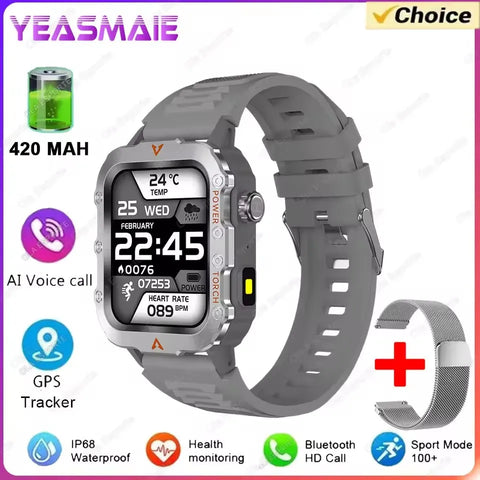 New SmartWatch Men Militray