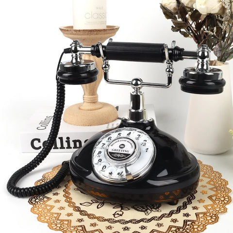 Hot sale wedding gift leave a message telephone Vintage style audio guestbooks antique Retro audio guest book phone For Wedding