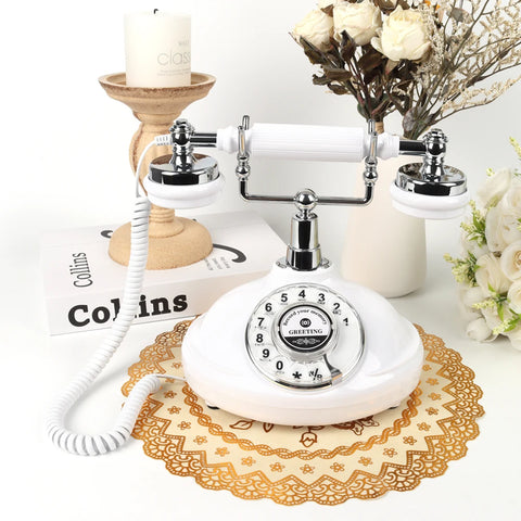 Hot sale wedding gift leave a message telephone Vintage style audio guestbooks antique Retro audio guest book phone For Wedding