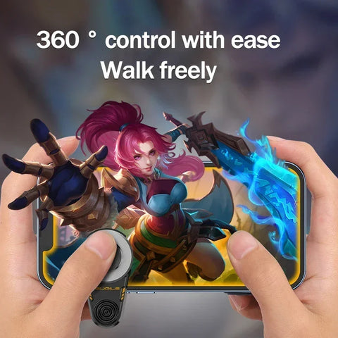 X1 Universal Mobile Phone 360 Degrees External Joysticks for Game Walking Moving for FPS Android IOS PUBG ABS Gaming Accessories