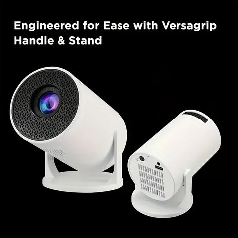 Mini Projector, Supports 1080P, 200 ANSI, Adjustable 180° Projection Angle, TV Stick, USB, Notebook Computer And Other Devices.