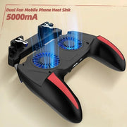 H10 Gaming Accessories Handheld Grip Game Controller Joystick Gamepad for Pubg Trigger Dual Cooling Fan Game Cooler For Phone