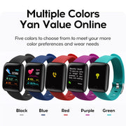 116plus Smart Watch For Men Women Gift 1.3 inch Screen Sports Fitness Watches Wristwatch Bluetooth 5.0 Calls Digital Smartwatch