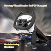 For PS5 Gaming Steering Wheel Multi Axis Steering Wheel Races Game Handle Holder with Bracket for Playstation 5 Game Accessories