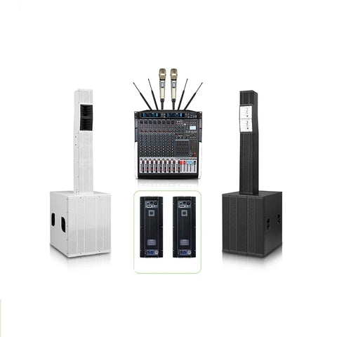 Outdoor Speech Active  800W Professional Column Speaker for Meeting Room Wedding