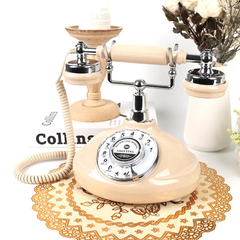 Hot sale wedding gift leave a message telephone Vintage style audio guestbooks antique Retro audio guest book phone For Wedding