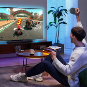 Switch 2 accessories 3-piece set, three-in-one grip set, 2 small controllers +1 steering wheel, enhancing the gaming experience