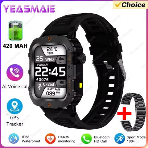 New SmartWatch Men Militray