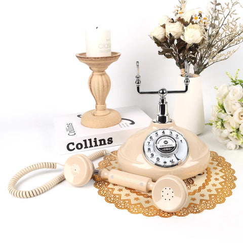 Hot sale wedding gift leave a message telephone Vintage style audio guestbooks antique Retro audio guest book phone For Wedding