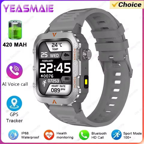 New SmartWatch Men Militray