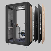 Removable Office Phone Soundproof Portable Voice Phone Pod Recording Soundproof Cabin