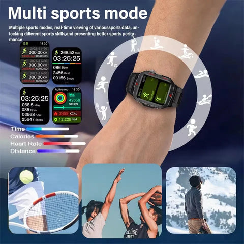 New SmartWatch Men Militray