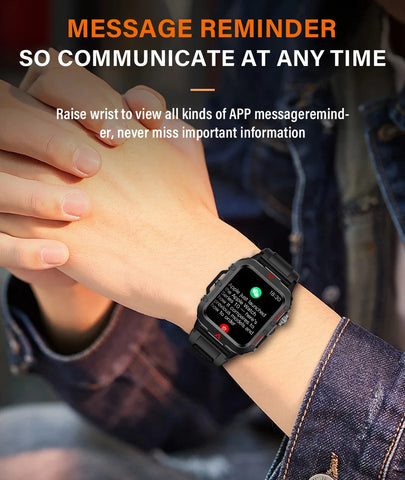 New SmartWatch Men Militray