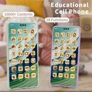 Montessori Baby Cell Phone Toys Children Simulation Phone Musical Early Educational Toy Infant Mobile Phone Model Vocal Toy Gift