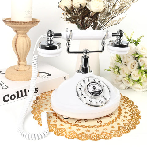 Hot sale wedding gift leave a message telephone Vintage style audio guestbooks antique Retro audio guest book phone For Wedding