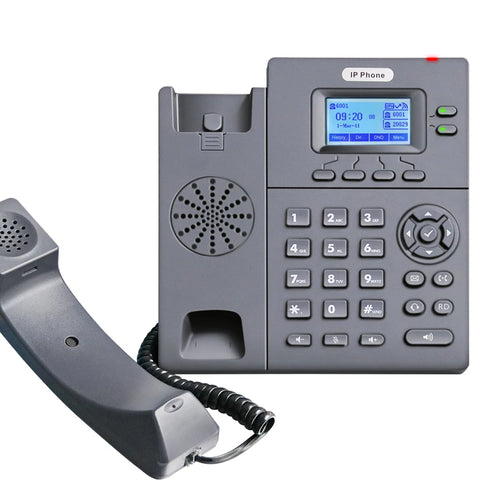 VoIP Phone with POE / SIP Phone 2 SIP lines / IP Desk Phones for IP PBX Application