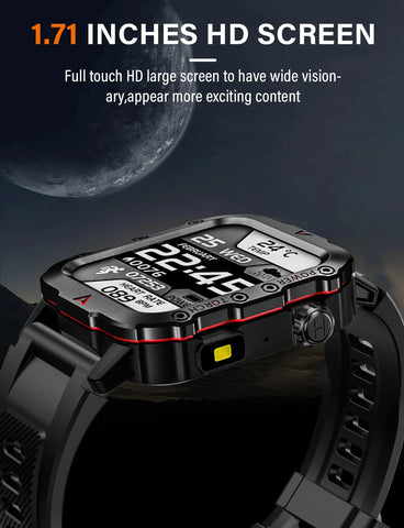 New SmartWatch Men Militray