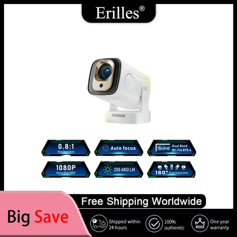 Proyector Android 11.0 4K Business Education  Full HD Office Home Smart Portable Projector
