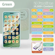 Montessori Baby Cell Phone Toys Children Simulation Phone Musical Early Educational Toy Infant Mobile Phone Model Vocal Toy Gift
