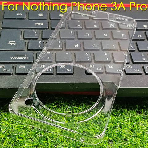 For Nothing Phone1 2 2A 3A Pro Phone Case Hard PC Clear Case Camera Protect Back Cover