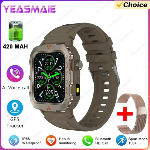 New SmartWatch Men Militray