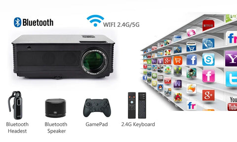 ProjectorM5 Projector 1080p Hd Theater Led Projector