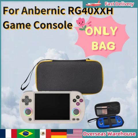 For Anbernic RG40XX H Game Console Accessories Cable Case Protect Bag Cases Storage Box Bags Gift Game Console Accessories Gift
