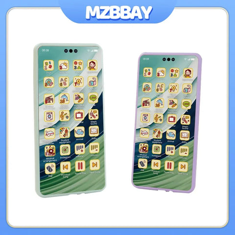 Montessori Baby Cell Phone Toys Children Simulation Phone Musical Early Educational Toy Infant Mobile Phone Model Vocal Toy Gift