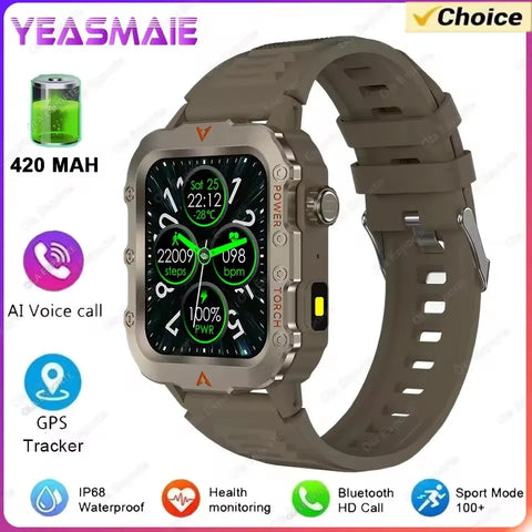 New SmartWatch Men Militray