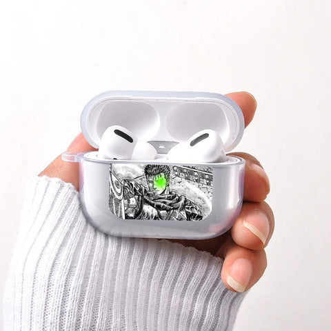 Japanese anime Berserk Guts Zodd Earphone Case For AirPods4 1 2 3 Pro Soft silicone wireless Bluetooth headphone case